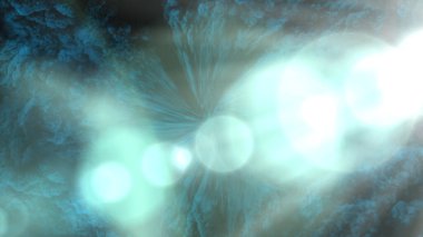 Mavi ve beyaz rengin soyut arkaplanı