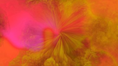 fantezi kaotik renkli fraktal desen. Soyut fraktal şekiller. 3d resimleme arkaplanı veya duvar kağıdı oluşturuluyor