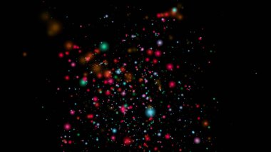 Renkli bir bokeh geçmişi var. soyut noel arkaplanı.