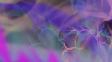 fantezi kaotik renkli fraktal desen. Soyut fraktal şekiller. 3d resimleme arkaplanı veya duvar kağıdı oluşturuluyor