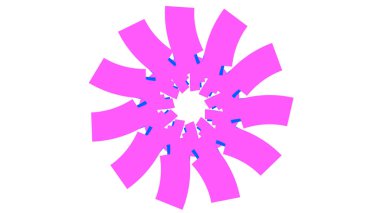 Soyut geometrik şekil. dinamik öge.