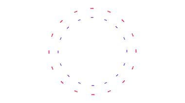 Renkli dairelere sahip soyut arkaplan