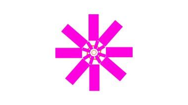 Tasarımınız için renkli vektör çapraz simgesi