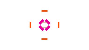 Elmas logo tasarım vektör şablonu