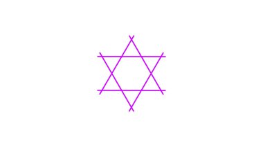 Geometri, yıldız, geometri, geometri, geometri, simge, logo, vektör illüstrasyonu, ikon, çizgi, geometri, logo