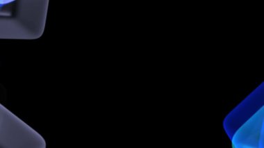 soyut arkaplan, siyah, mavi, yeşil