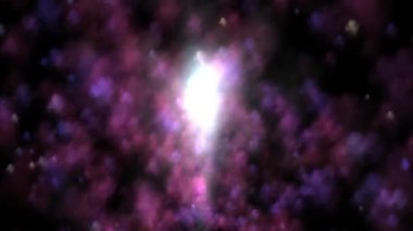 Uzay ve evrenin renkli arkaplanı