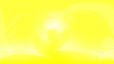 Sarı arkaplanda sarı yaprak