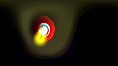 vektör parlayan neon dalga arka planı ve modern