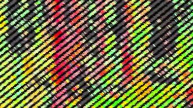 Renkli üçgen şekilli kusursuz desen