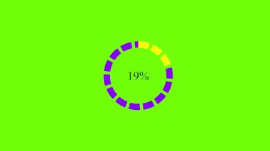 Siyah arkaplanda gölgeli yeşil sembolün 3 boyutlu simgesi