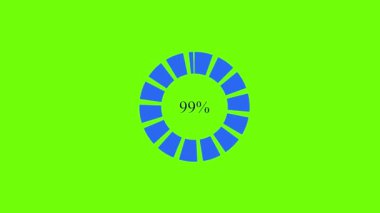 Yeşil daire simgesi. vektör illüstrasyonu