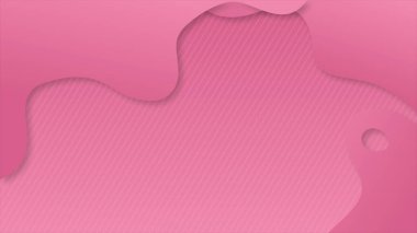 Pembe kağıt kesikli soyut bir arka plan. Tasarım, sunum, afiş, broşür, poster, poster, el ilanı, pazarlama için vektör ilüstrasyonu