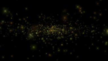 Toz ve ışıklarla soyut arkaplan.