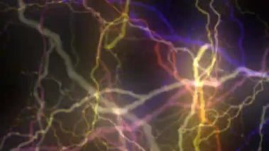 bir fırtına yıldırım