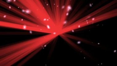 Işık parçacığı patlaması. Parlayan parçacıkları ve çizgileri olan ışık patlaması yıldızı. güzel hareketli soyut ışınlar arka planı.