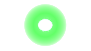 Siyah arkaplanda yeşil paskalya yumurtası