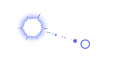 Parlak yıldızlı açık mavi, kırmızı, pembe vektör arkaplanı