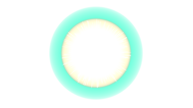 soyut yeşil neon ampul siyah arkaplan üzerinde bir daire ile