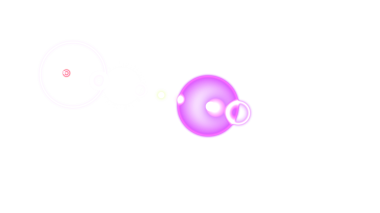 Renkli soyut çemberlerin 3 boyutlu canlandırması