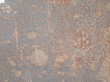 Paslı ve eski demirden arkaplandaki grunge duvar dokusu