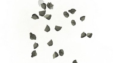 Bir sürü kar tanesiyle siyah beyaz arka plan