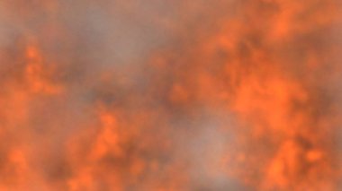 Siyah arkaplanda izole edilmiş yangın alevleri