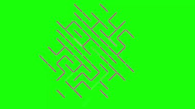 Rastgele Renk akış çizgileri resimlemesi