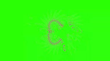 fantezi kaotik renkli fraktal desen. Soyut fraktal şekiller. 3d resimleme arkaplanı veya duvar kağıdı oluşturuluyor