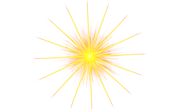 Kırmızı kıvılcımların patlaması.