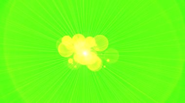 soyut çizgiler ve ışınlar ile sarı arkaplan.