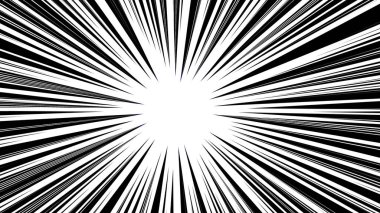 Siyah ve beyaz çizgilerin soyut arkaplanı. vektör illüstrasyonu.