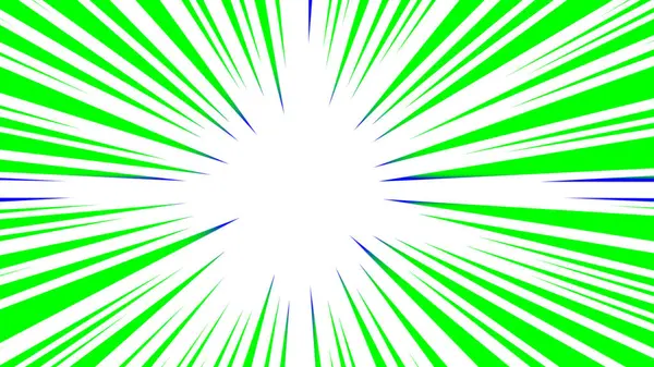 Yeşil ışınlar arka planı. vektör illüstrasyonu