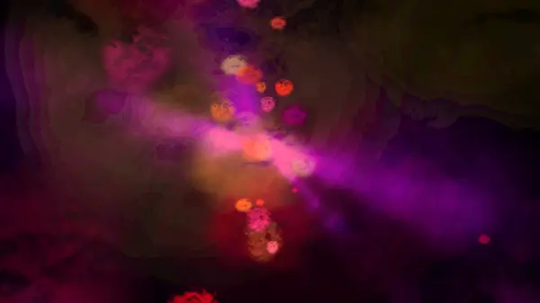 fantezi kaotik renkli fraktal desen. Soyut fraktal şekiller. 3d resimleme arkaplanı veya duvar kağıdı oluşturuluyor.