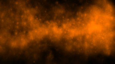 Siyah arkaplanda kıvılcımlar olan ateş alevleri