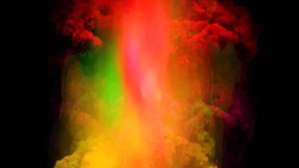 Soyut renk arkaplanı, siyah boya patlaması.