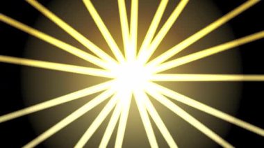 Parlayan ışınlar, yıldız ve ışık ile soyut arkaplan, vektör illüstrasyonu,