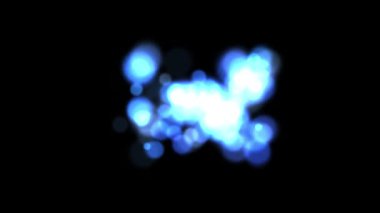 Bu video, yumuşak, odak dışı bokeh daireleri ile canlı bir mor arkaplan içerir