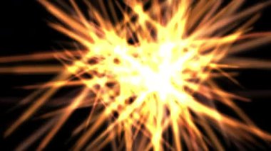 Canlı, dairesel soyut bir arka plan. Radyasyon patlaması etkisi var.