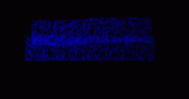 Beyaz arka planda mavi mürekkep boyasının el çizimi.