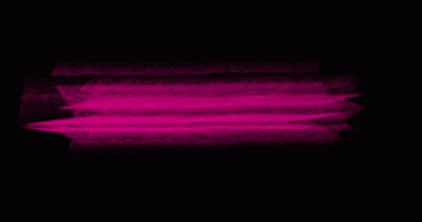 Pembe fırça darbesinin vektör çizimi. Siyah arkaplanda izole.