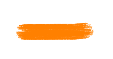 fırça darbeleriyle turuncu arkaplan ve metin için kopyalama alanı.