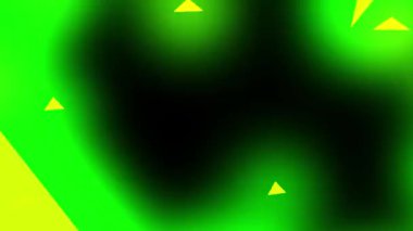 Bu video, merkezi bir noktadan dışarıya doğru yayılan, tamamen siyah bir arkaplana karşı ince ve canlı yeşil çizgilerle çizilmiş konsantre çemberler içerir.