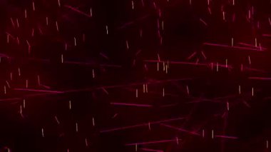 Saf siyah zemine karşı iki turkuaz dairenin yer aldığı minimalist bir stok videosu.