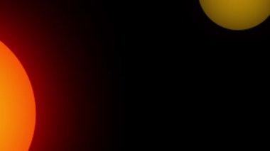 Bu video koyu siyah bir arkaplana saçılmış ılık tonlu bokeh ışıkları (turuncu ve sarı) içerir.