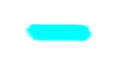 Bu resim saf fırça arkaplanına karşı ayarlanmış canlı bir turkuaz yatay çubuk veya pankart şeklini içerir