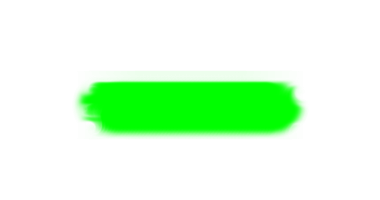 Yumuşak, bulanık kenarlı, canlı yeşil dikdörtgen bir şekil, saf bir fırça arka plan karşı ayarlanır