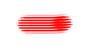 Bu resim, sert bir fırça arka planına karşı yatay kırmızı çizgilerin çarpıcı bir modelini içerir.