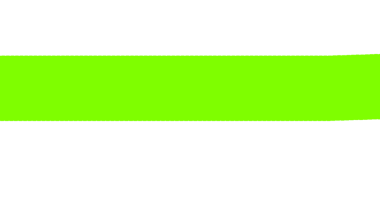 Basit, cesur ve göz alıcı bir görüntü. Canlı yeşil rengin fırçaya dönüşümünün yatay gradyanı.