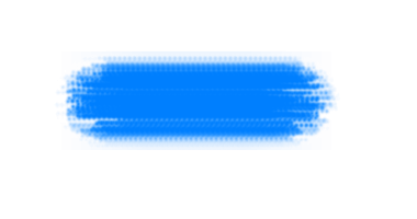 Canlı, pürüzsüz, yatay bir mavi şerit saf bir fırça zemininde oturur.